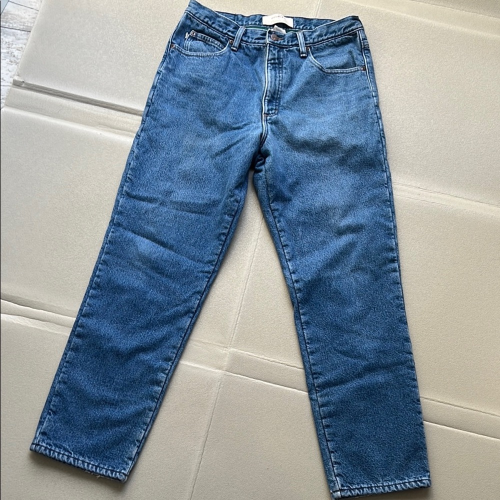 L.L. Bean Fleece Lined Double L Classic Fit Straight Jeans 33 x 30